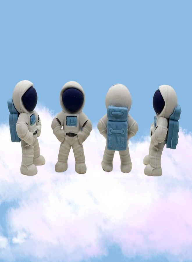 Dicanence 18pcs Cute Outer Space Themed Erasers Fun 3D Spaceman Desk Pet Pencil Erasers for Prize Gifts Party Favors Goodie Bag Fillers (Fun) - Image 4
